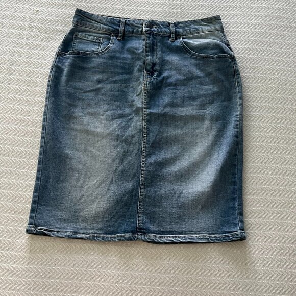 Mini Denim Skirt - Picture 1 of 6